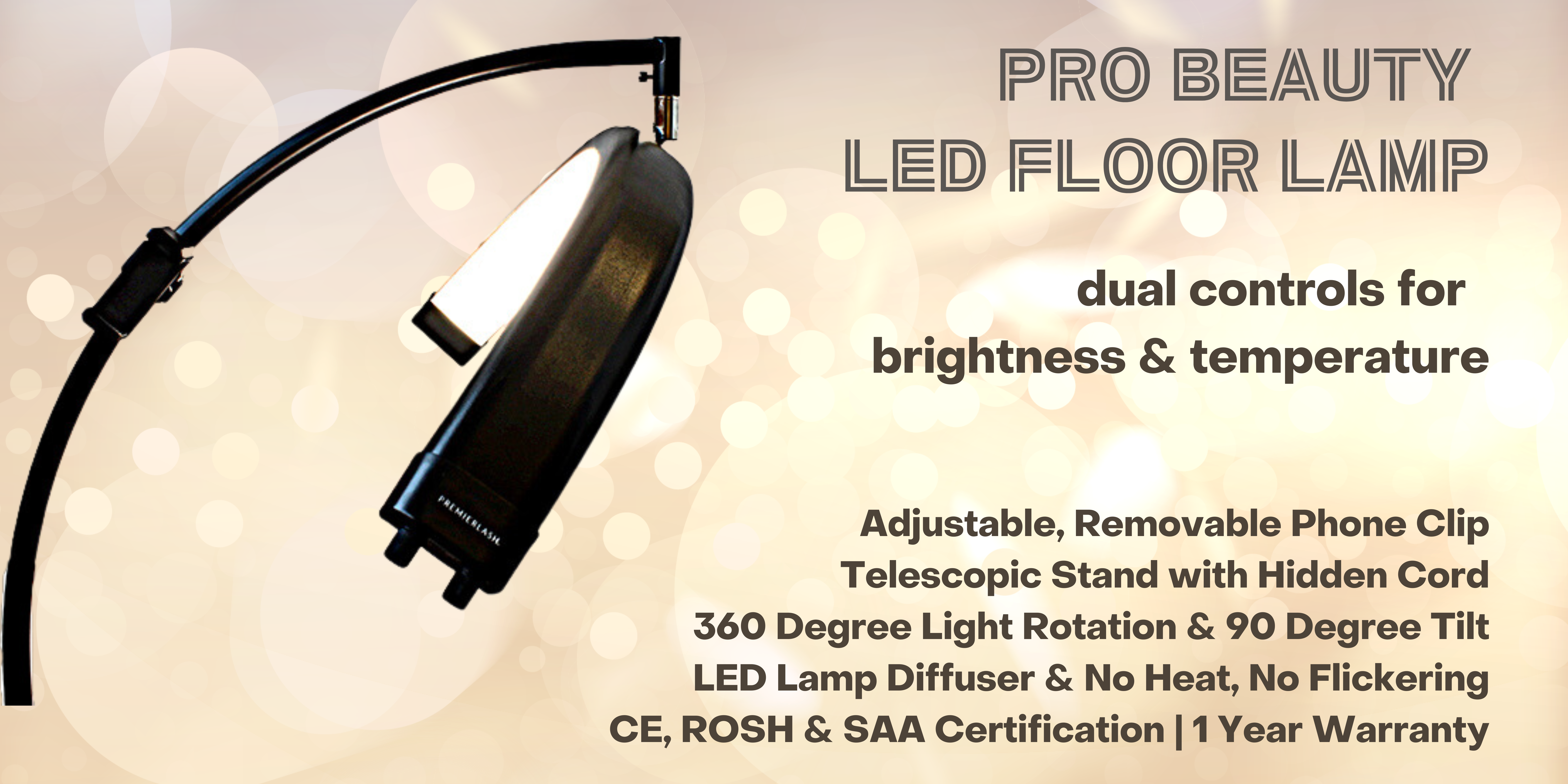 Pro Beauty LED Floor Lamp
